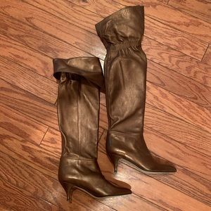 Alfine over knee leather boots